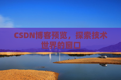 CSDN博客预览,探索技术世界的窗口